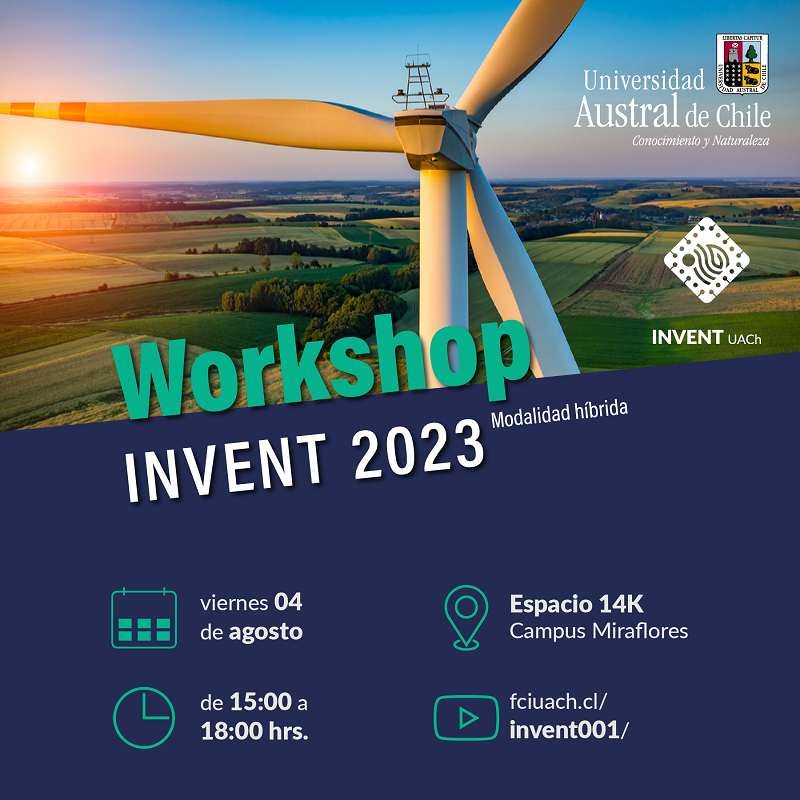 Workshop INVENT UACh 2023: Asentando las capacidades tecnológicas en energía en la UACh